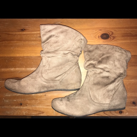 Xappeal Shoes - 5/$25 XAPPEAL Carney Suede Wedge Boot Booties